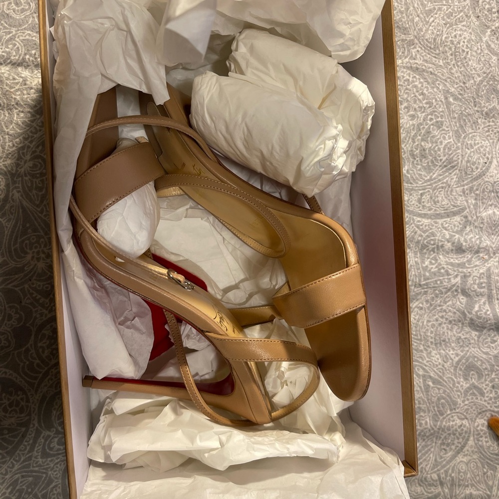 Loubigirl Ankle-Strap Red Sole Sandals